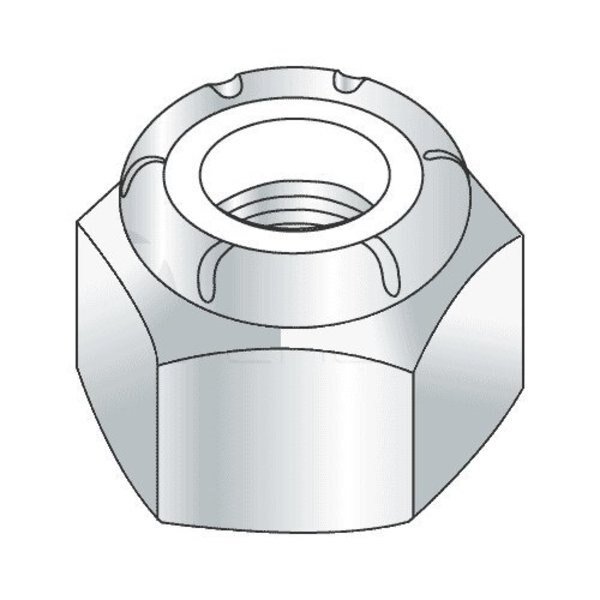 Nylon Insert Lock Nut, M6-1.00, Steel, Class 8, Zinc Plated, 3500 PK, Newport Fasteners, Mfr#: 571604-BR-3500